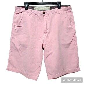 Paper Denim and Cloth PD&C Shorts Pink Seersucker 38